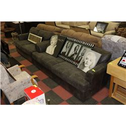 ESTATE DISTRESSED LEATHER-LOOK CHARCOAL