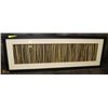 Image 1 : LARGE FRAMED BAMBOO PICTURE IN SHADOW BOX.