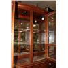 Image 2 : LIGHTED CHINA CABINET, 59 X 17 X 84