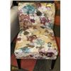 Image 1 : FLORAL SIDE CHAIR.
