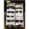 Image 1 : DISPLAY CASE WITH 12 PAIRS OF DESIGNER SUNGLASSES.
