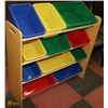 Image 1 : CHILDRENS STORAGE BIN STAND