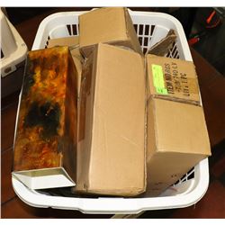 LOT OF 7 HANGING LAMPS NEW.