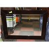 Image 1 : MIRROR FRAMED BEVELLED GLASS.