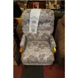 ABBEY SILVER ACCENT CHAIR