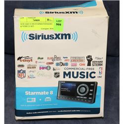 NEW SIRIUS XM STARMATE8 RADIO & VEHICLE KIT.