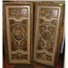 Image 1 : PAIR OF DECORATIVE WALL HANGINGS, 25 X 60