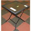 Image 1 : SHOW HOME STEEL FOLDING TABLE WITH TEMPERED