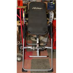 LIFEGEAR INVERSION TABLE EXERCISER.