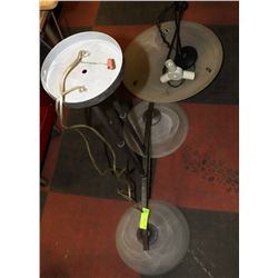 2 CEILING LIGHT FIXTURES