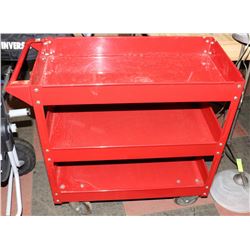 3 SHELF ROLLING TOOL CART.
