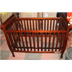WOOD FRAMED CRIB/DOLL BED