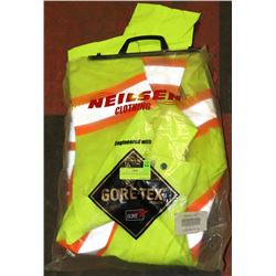 GORTEX XL HIGH VIZ SAFETY VEST.