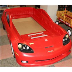 CORVETTE RACECAR BED WITH WORKING HEADLIGHTS