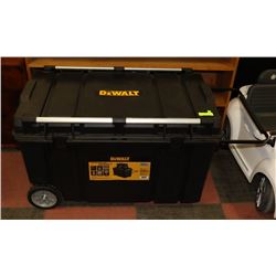 LARGE DEWALT TOUGH CHEST MOBILE STORAGE BIN