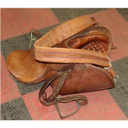 LEATHER ENGLISH HORSE SADDLE