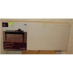 NEW UPHOLSTERED BENCH LEATHERETTE 42"X16.5"X17.5".