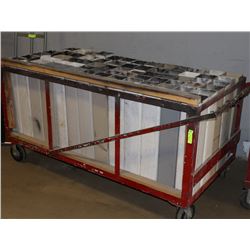 STEEL FRAME 4 WHEEL METAL TRUCK,