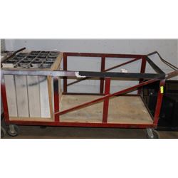STEEL FRAME 4 WHEEL METAL TRUCK