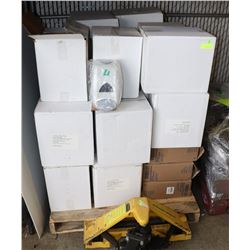 PALLET OF VARIOUS PAPER TOWEL, SOAP AND OTHER