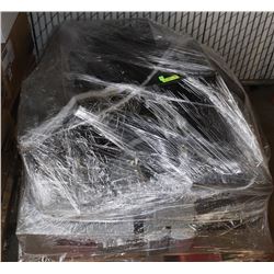 PALLET OF HOME THEATRE AMPS, SPEAKERS, SUBS