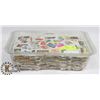 Image 1 : 1-3/4 POUNDS OF WORLD STAMPS, MOST ARE CANADIAN