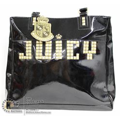 REPLICA BLACK JUICY TOTE STYLE BAG WITH GOLD TONED