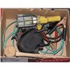 Image 1 : BOX OF ASSORTED TOOLS / LED  LIGHT