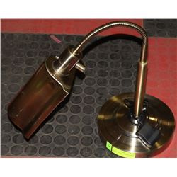 48 LED'S CORDLESS ANTIQUE BRASS LAMP