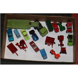 DIE CAST COLLECTION - FARM EQUIP, CARS, TRUCKS.