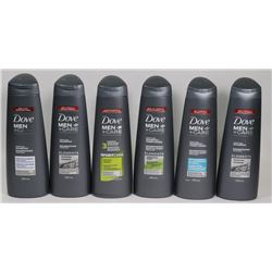 BAG OF ASSORTED DOVE MEN+ CARE SHAMPOO AND