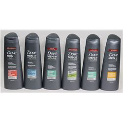 BAG OF ASSORTED DOVE MEN+ CARE SHAMPOO AND