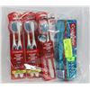 Image 1 : LOT OF COLGATE 360 OPTIC WHITE TOOTHBRUSHES WITH