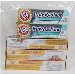 BAG OF ASSORTED ARM & HAMMER TOOTHPASTE ON CHOICE
