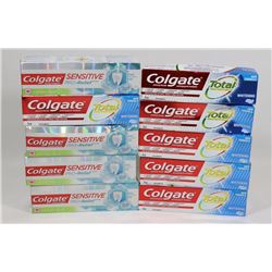 BAG OF ASSORTED COLGATE TOOTHPASTE ON CHOICE