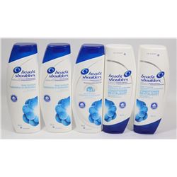 BAG OF HEAD & SHOULDERS SHAMPOO & CONDITIONER