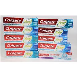 BAG OF ASSORTED COLGATE TOOTHPASTE ON CHOICE