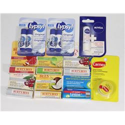 BAG OF ASSORTED LIP BALM