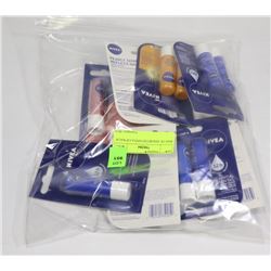 BAG OF ASSORTED NIVEA LIP BALM ON CHOICE
