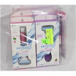 BAG OF ASSORTED SCHICK RAZORS