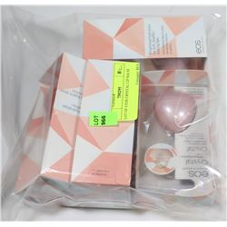LOT OF 4 EOS CRYSTAL LIP BALM
