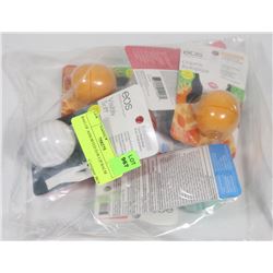 BAG OF ASSORTED EOS LIP BALM