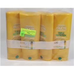 LOT OF 4 GARNIER FRUCTIS TRIPLE NUTRITION
