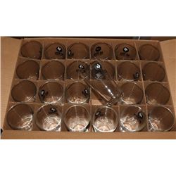 CASE OF 24 BIG ROCK BEER GLASSES