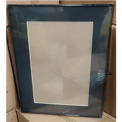 CASE OF 16 NEW 16X20 FRAMES WITH MATTING.