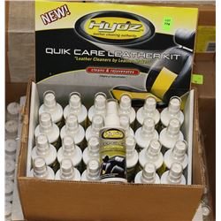 CASE WITH 24 BOTTLES AUTO LEATHER SPRAY CLEANER