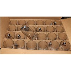 CASE OF 24 NEW BIG ROCK BEER GLASSES