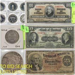 FEATURED COINS AND CURRENCY