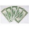 Image 2 : FIVE $5.00 U.S. NOTES