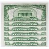 Image 2 : SIX 1934-A $5.00 SILVER CERTIFICATES